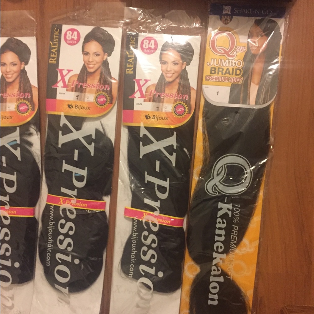 Bijoux 84" inches 100% Kanekalon Braiding Hair